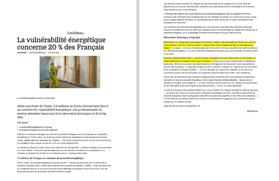 Photo-presse-Les-Echos-Avril-2015-Vulnerabilite-Energetique-Francais